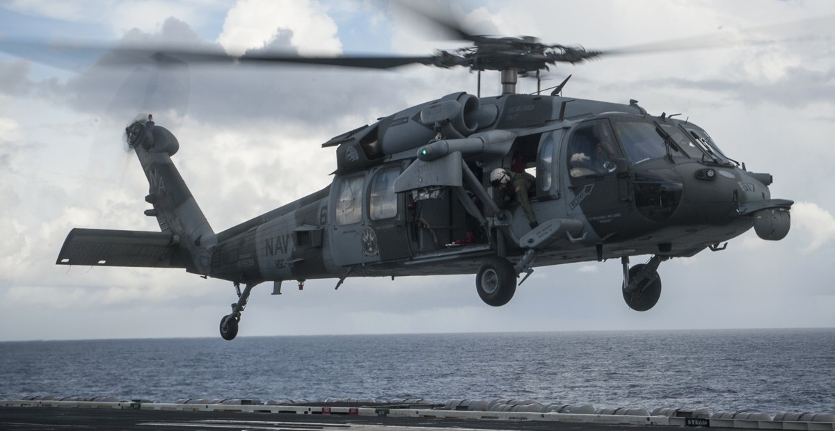 hsc-15 red lions helicopter sea combat squadron us navy mh-60s seahawk cvw-17 uss carl vinson cvn-70 76