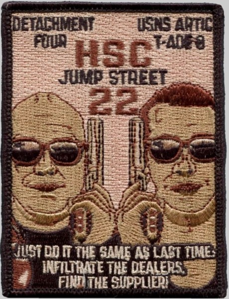 hsc-22 sea knights detachment 4 cruise patch insignia