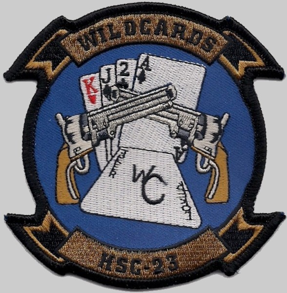 hsc-23 wildcards patch insignia crest us navy mh-60s seahawk