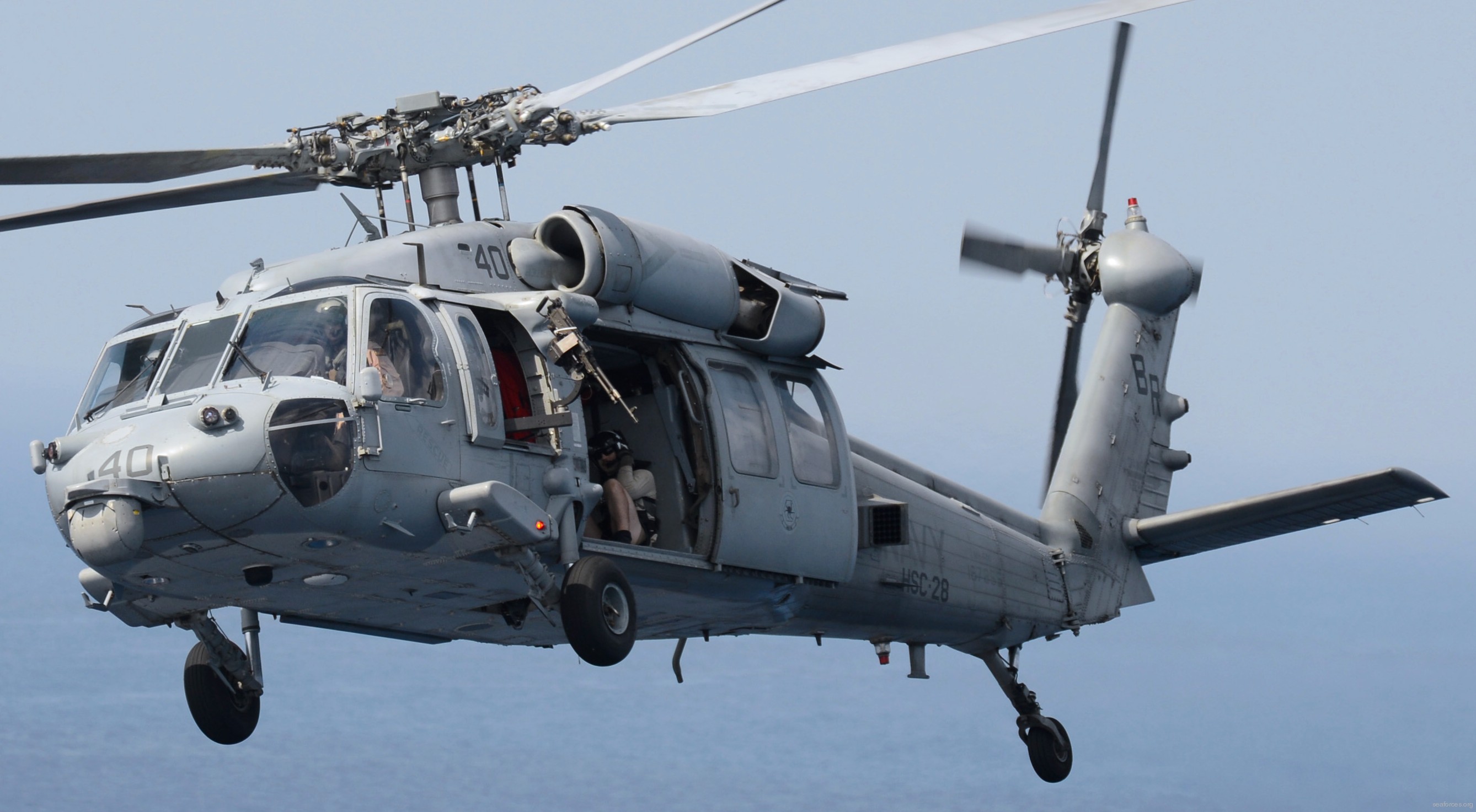 hsc-28 dragon whales helicopter sea combat squadron mh-60s seahawk us navy 98