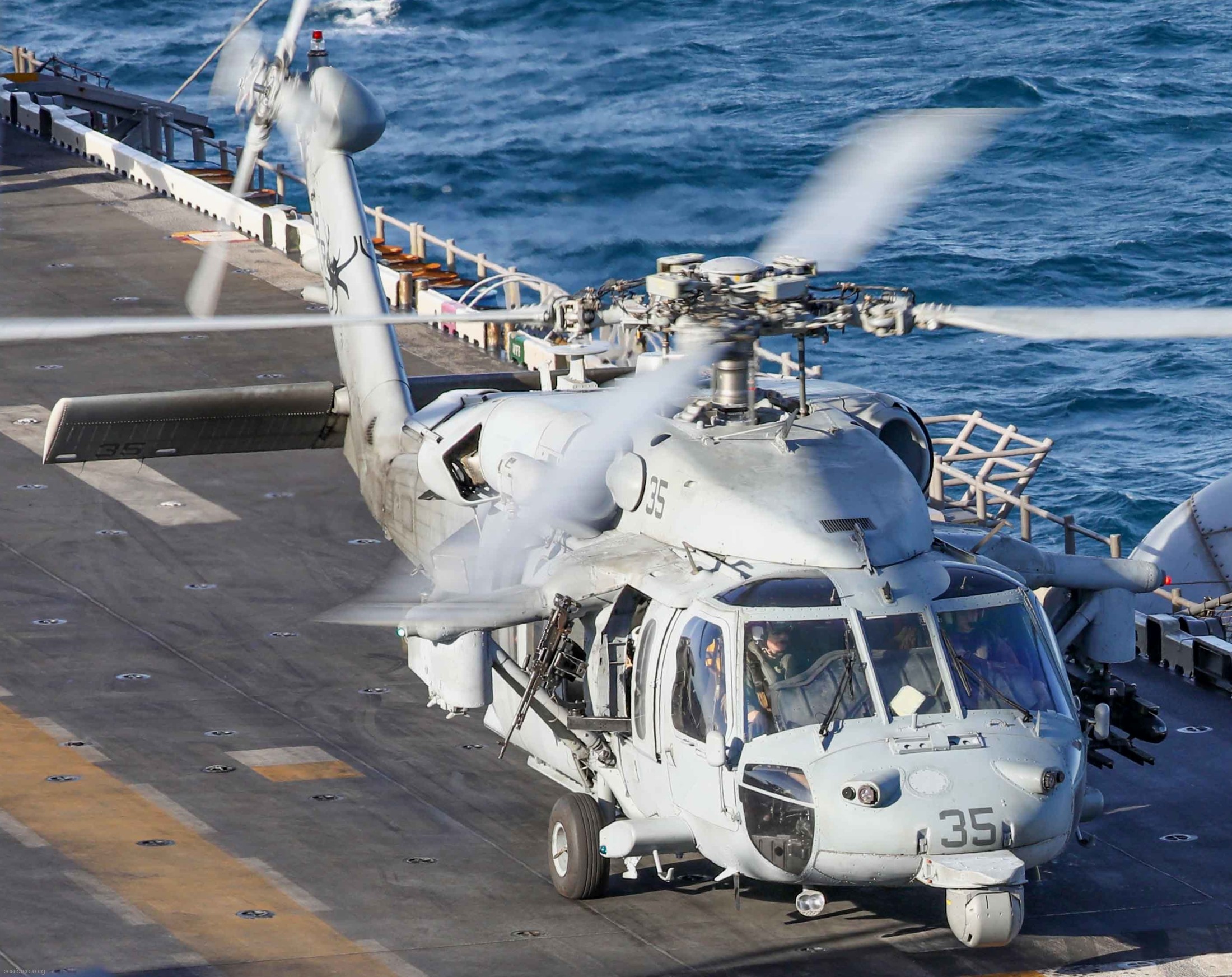 hsc-28 dragon whales helicopter sea combat squadron mh-60s seahawk us navy 104 lhd-5 uss bataan