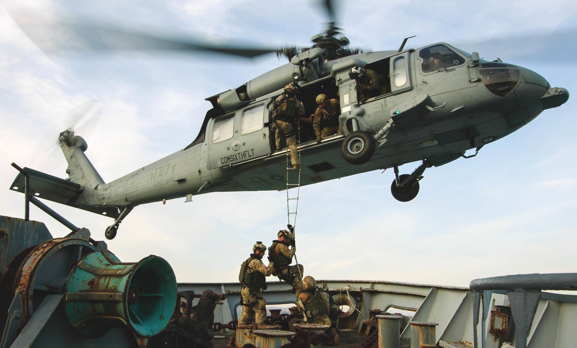 hsc-28 dragon whales helicopter sea combat squadron mh-60s seahawk us navy 110 la spezia italy comsixthflt