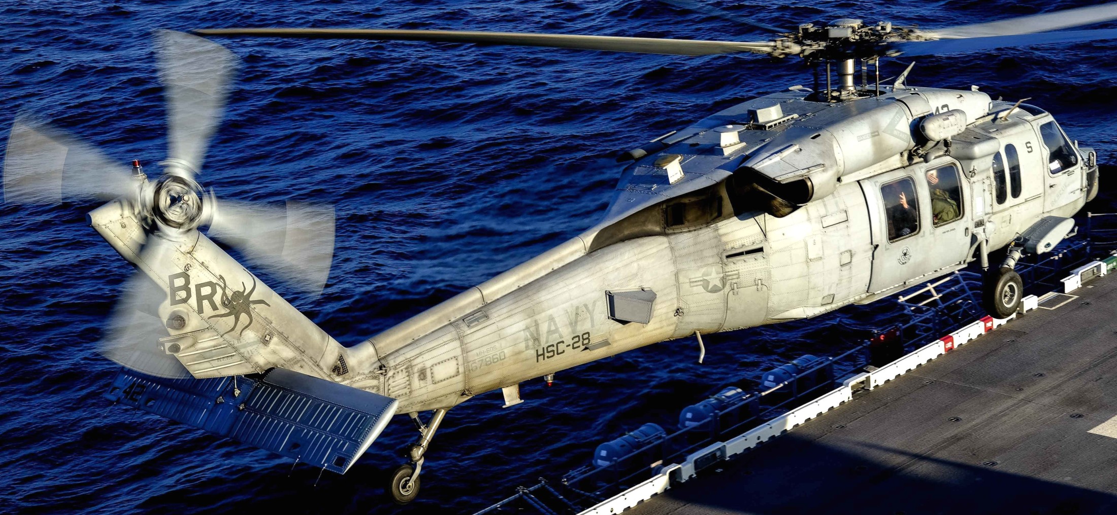 hsc-28 dragon whales helicopter sea combat squadron mh-60s seahawk us navy 221
