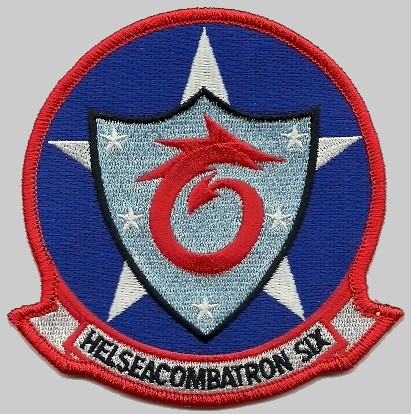 hsc-6 patch insignia crest badge helicopter sea combat squadron us navy hm-60s seahawk