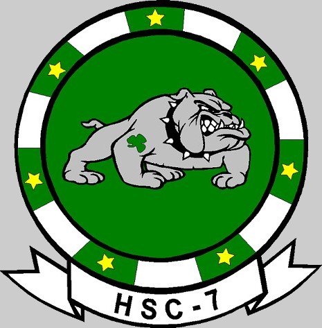hsc-7 dusty dogs insignia crest patch badge helicopter sea combat squadron us navy mh-60s seahawk