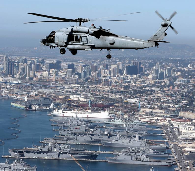 helicopter sea combat squadron hsc-85 firehawks hh-60h seahawk san diego