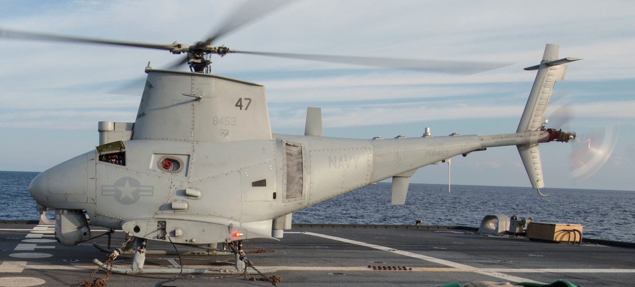 hsm-35 magicians helicopter maritime strike squadron us navy mq-8b fire scout uav 15