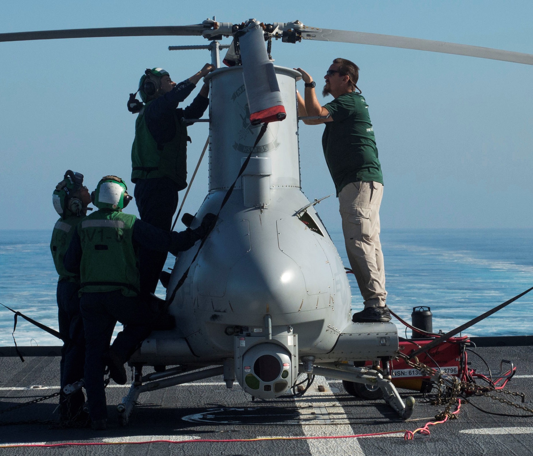 hsm-35 magicians helicopter maritime strike squadron mq-8b fire scout uav 29