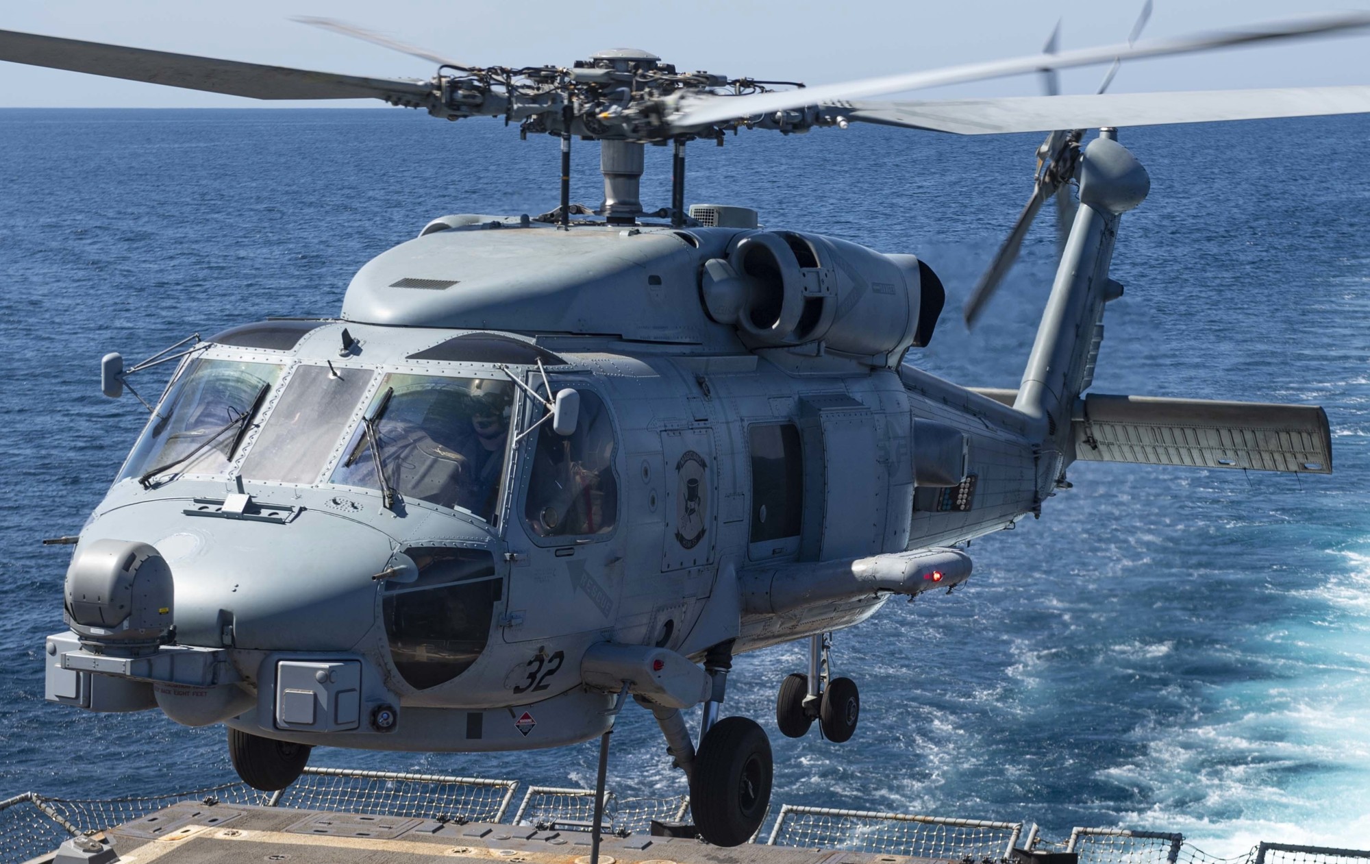 hsm-35 magicians helicopter maritime strike squadron us navy mh-60r seahawk uss sterett ddg-104 50