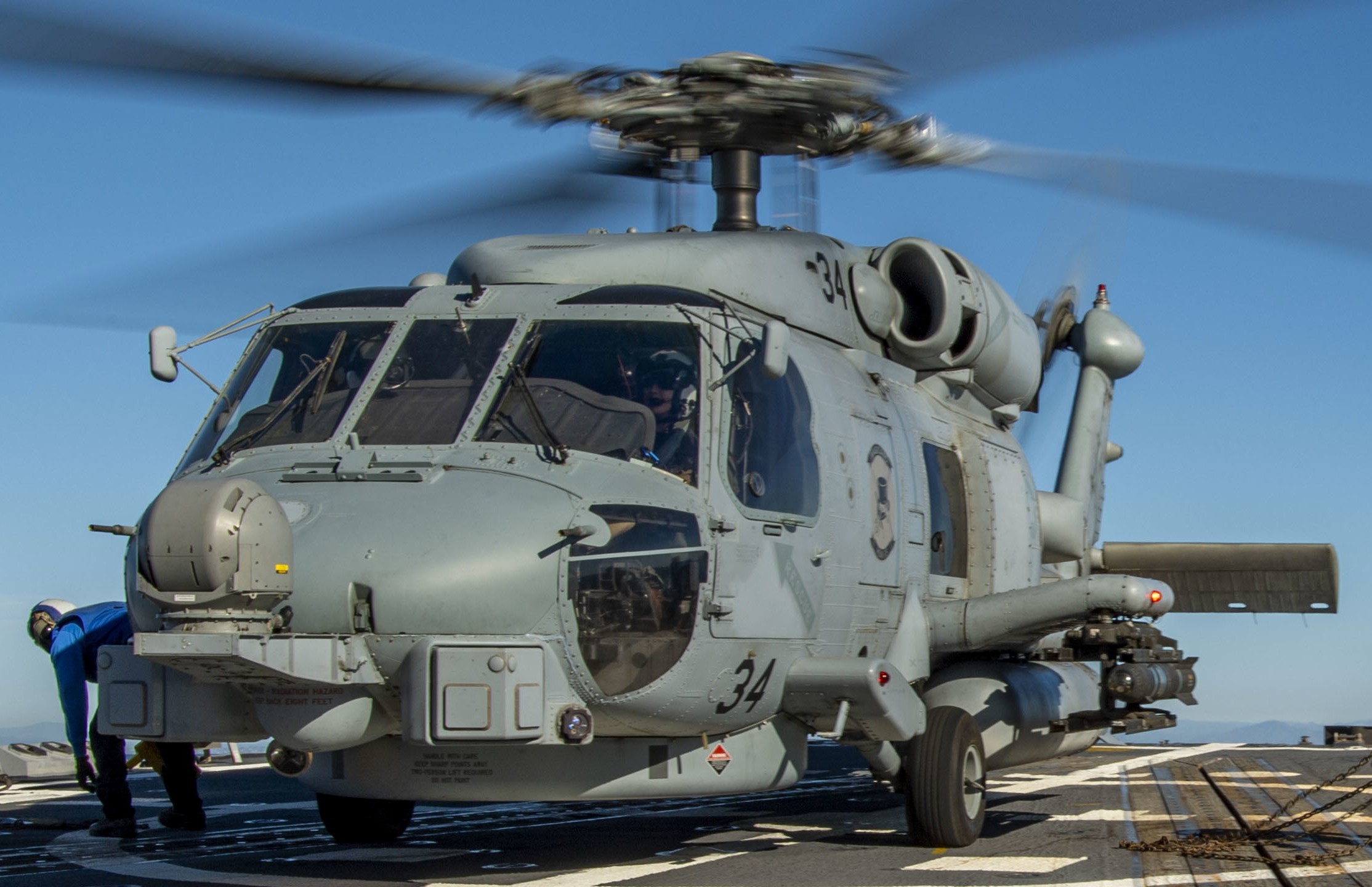 hsm-35 magicians helicopter maritime strike squadron us navy mh-60r seahawk 53