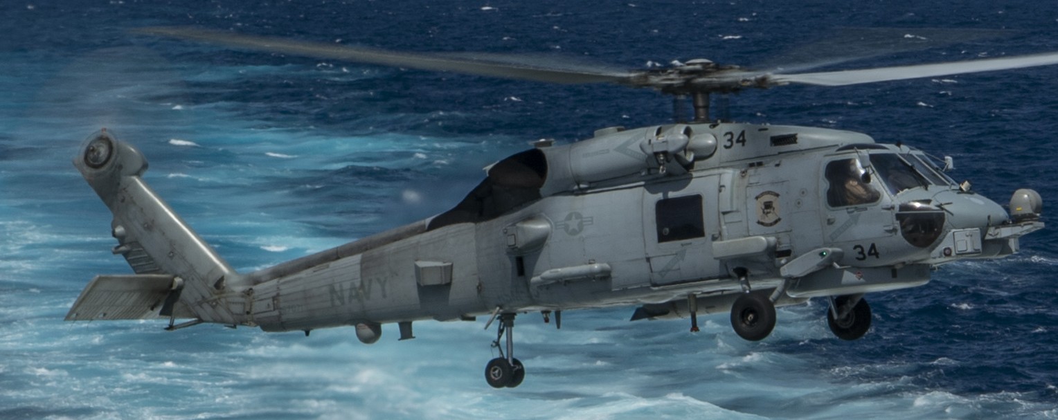 hsm-35 magicians helicopter maritime strike squadron us navy mh-60r seahawk 57
