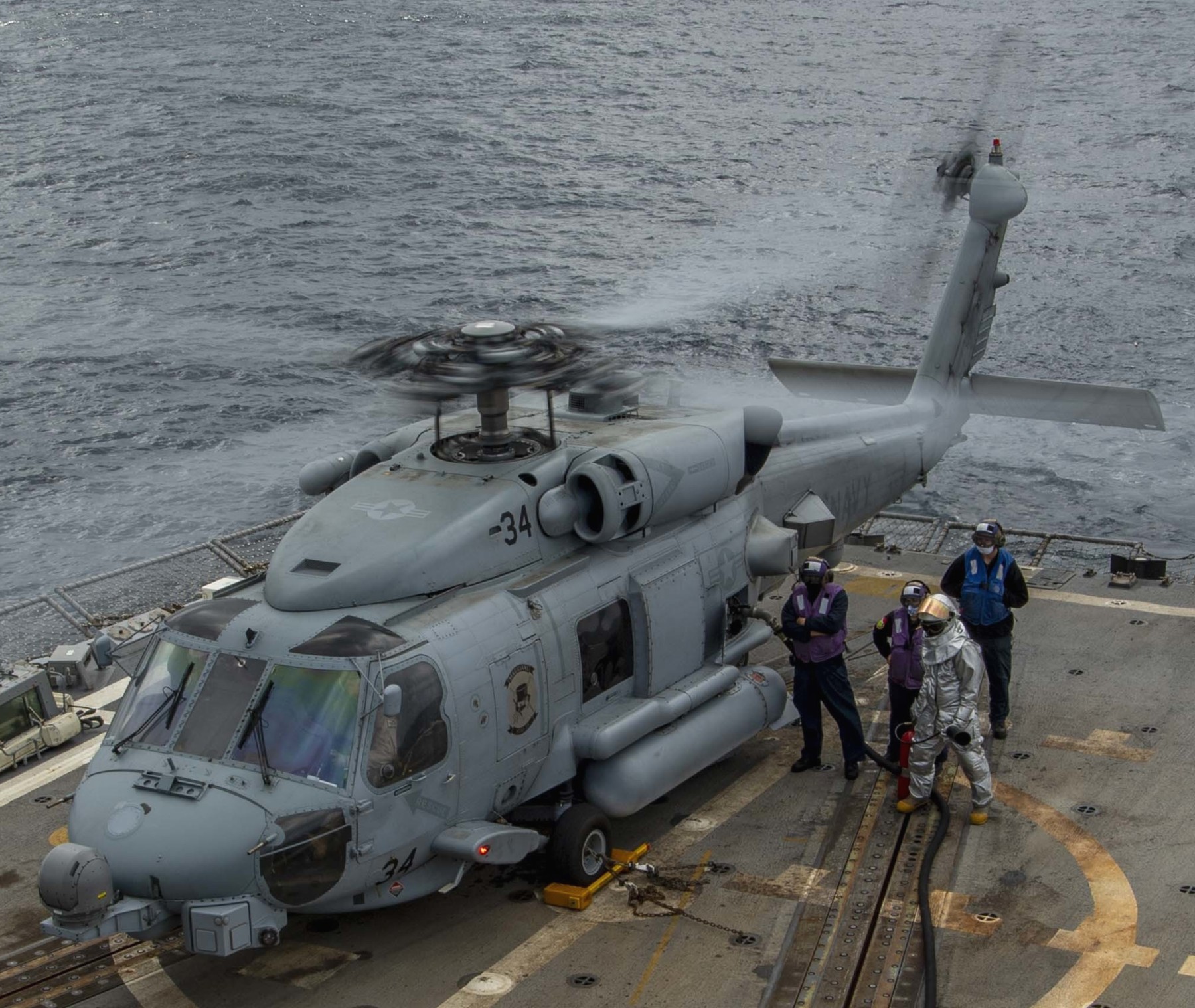 hsm-35 magicians helicopter maritime strike squadron us navy mh-60r seahawk 59