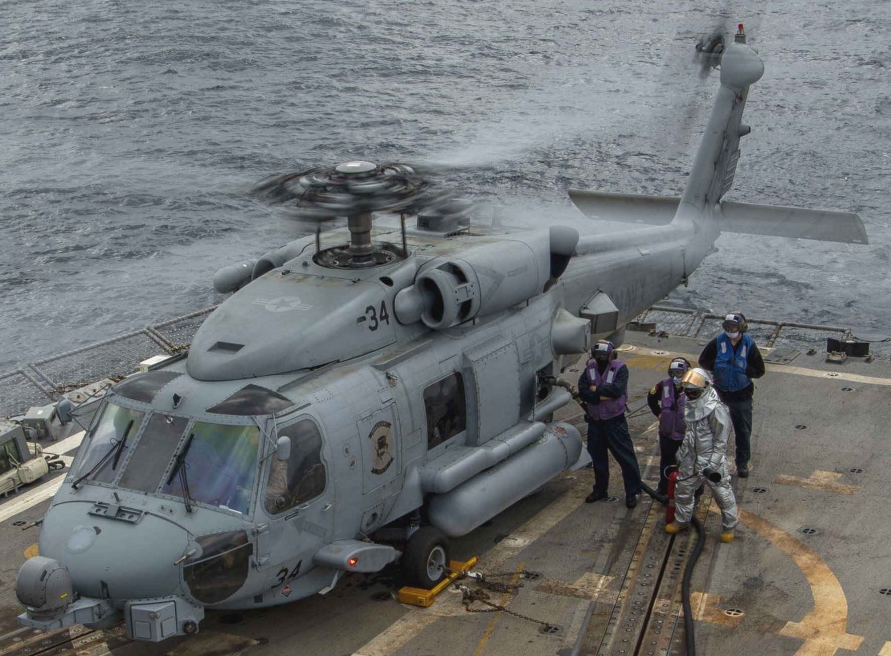 hsm-35 magicians helicopter maritime strike squadron us navy mh-60r seahawk 59