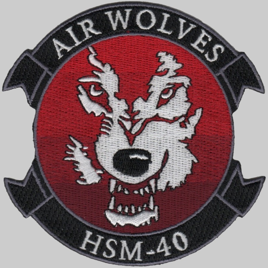 hsm-40 airwolves helicopter maritime strike squadron mh-60r seahawk patch insignia crest 02