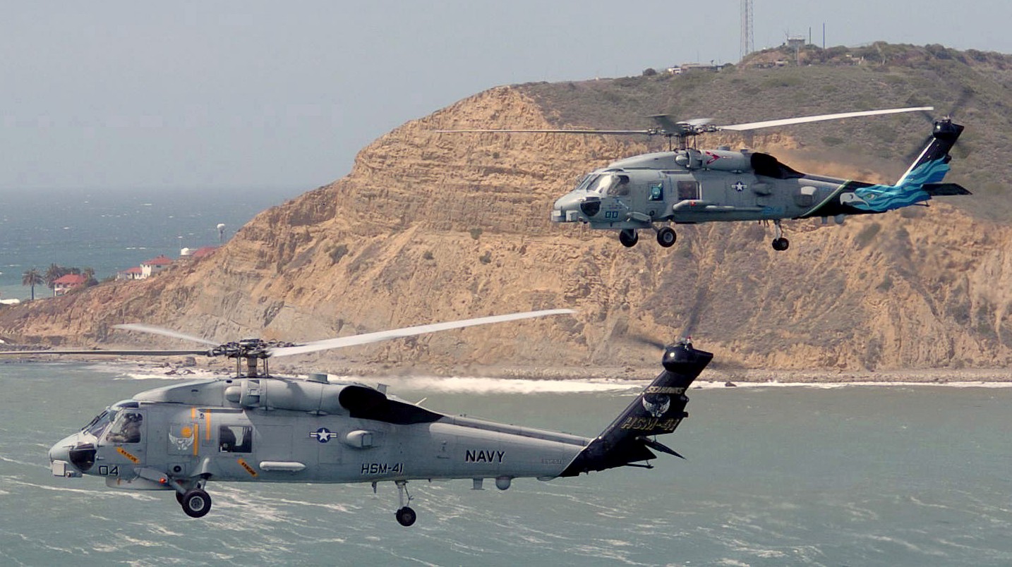 hsm-41 seahawks helicopter maritime strike squadron helmarstrikeron mh-60r seahawk nas north island san diego fleet replacement