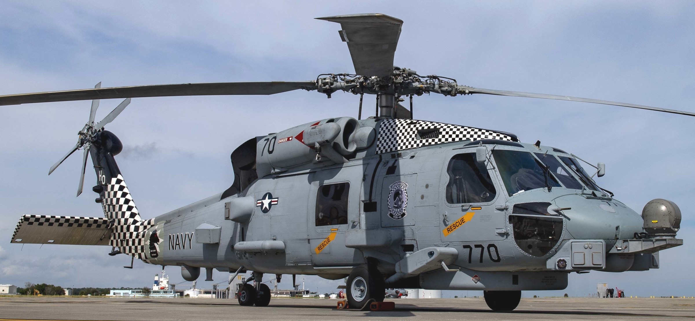 hsm-46 grandmasters helicopter maritime strike squadron mh-60r seahawk 64
