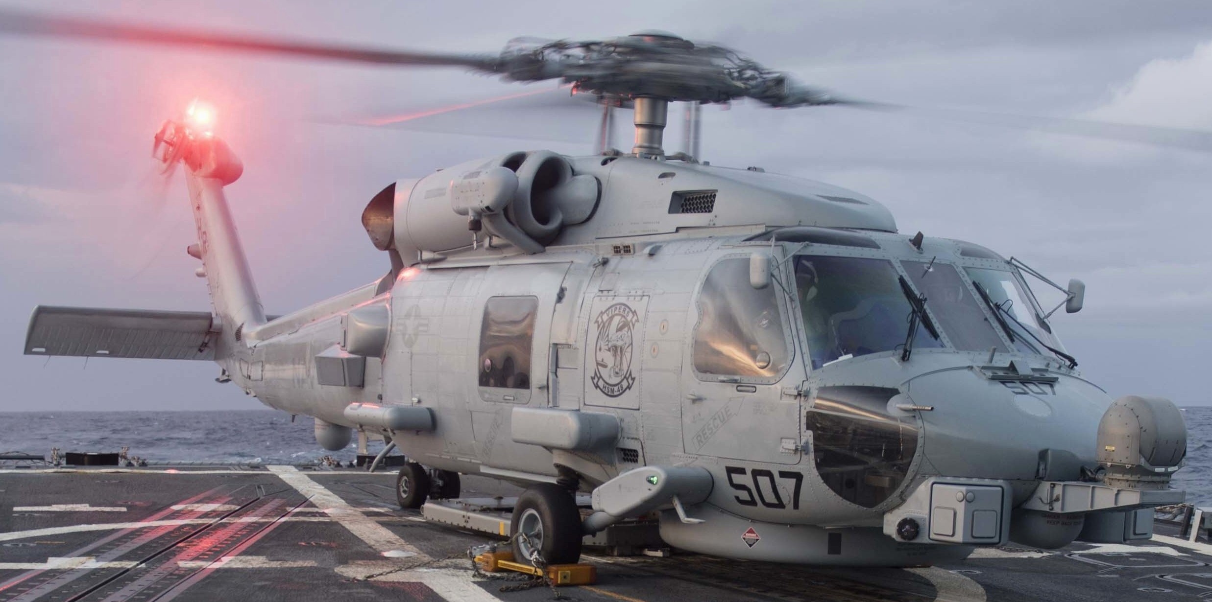 hsm-48 vipers helicopter maritime strike squadron mh-60r seahawk 14