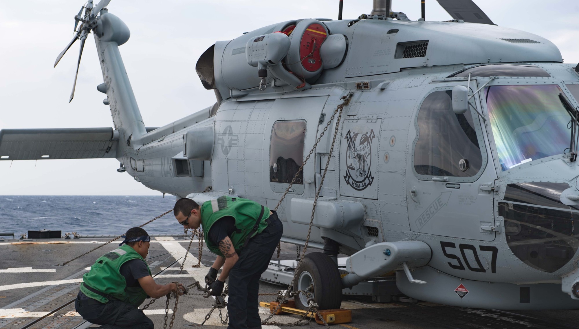 hsm-48 vipers helicopter maritime strike squadron mh-60r seahawk 15