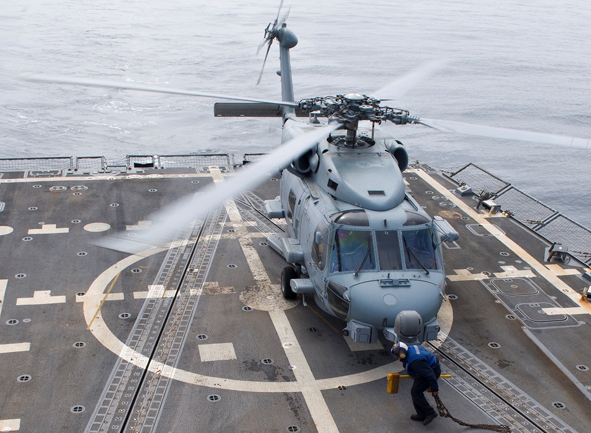 HSM-49 Scorpions Triple D PVC Patch MH-60R Seahawk USS Sterett DDG 104 US NAVY 