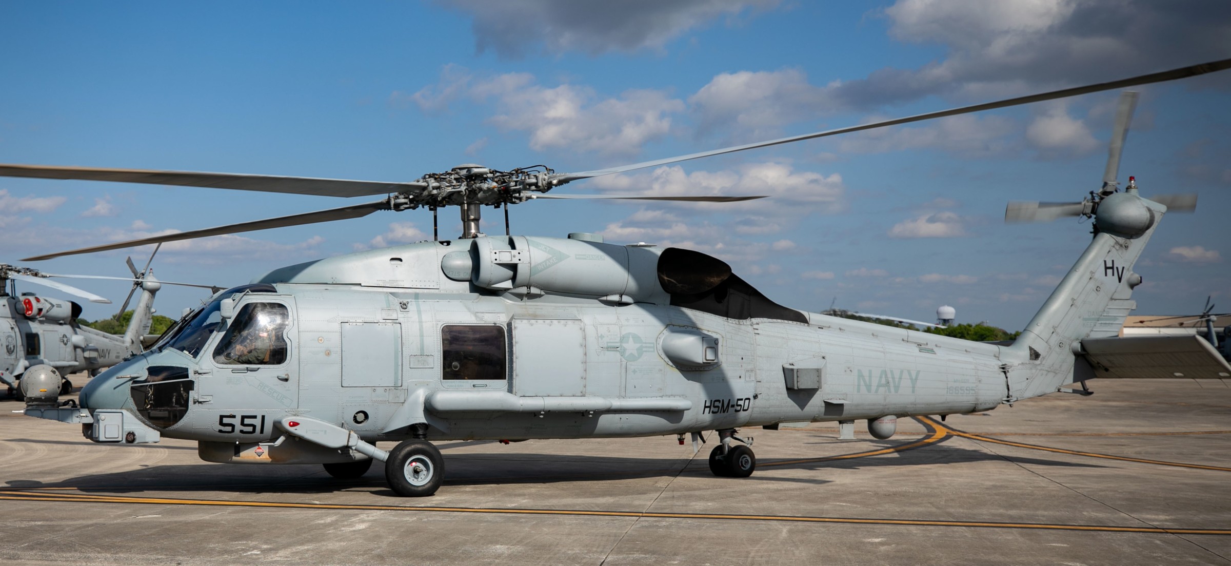 hsm-50 valkyries helicopter maritime strike squadron us navy mh-60r seahawk naval station mayport florida 02