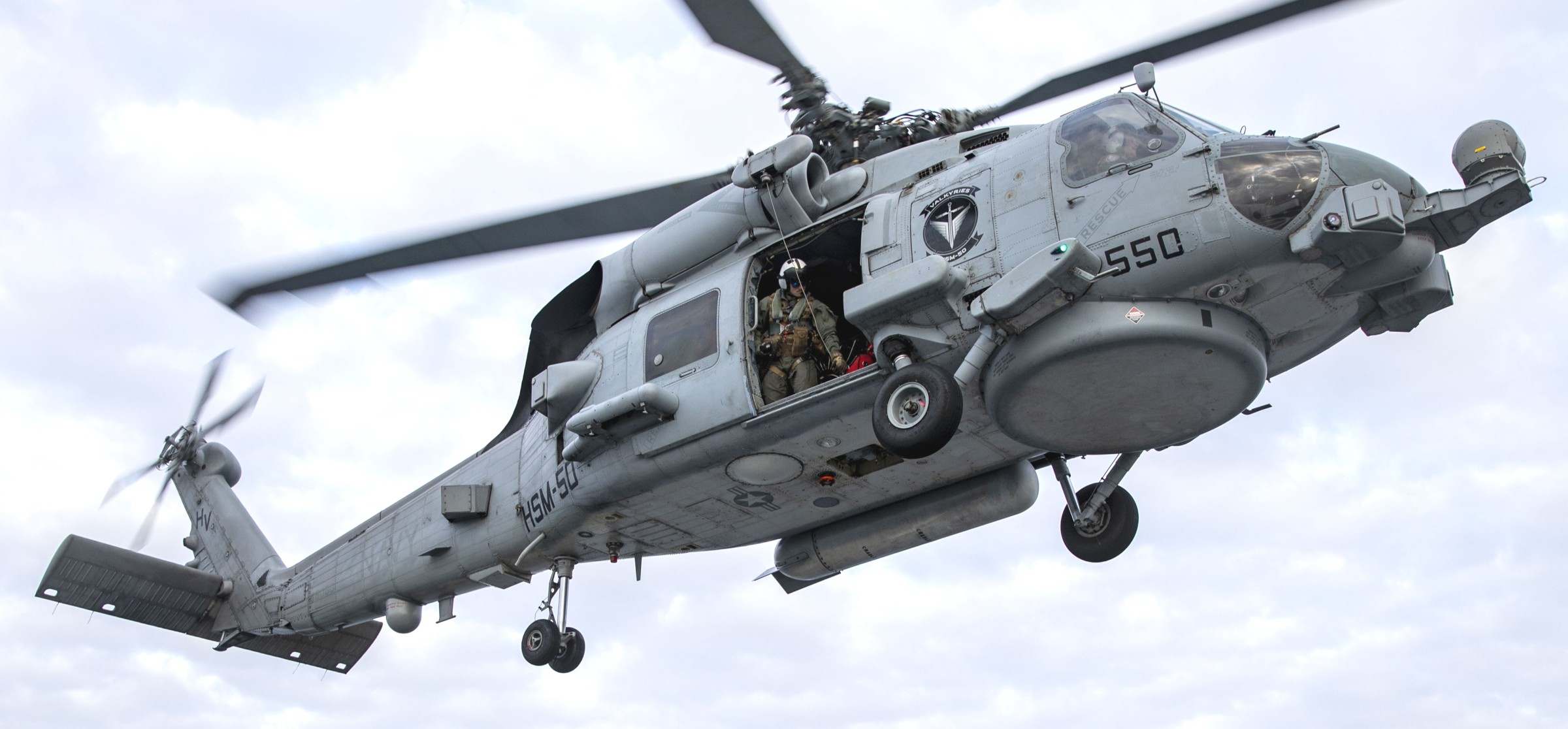 hsm-50 valkyries helicopter maritime strike squadron us navy mh-60r seahawk 05x ns mayport florida