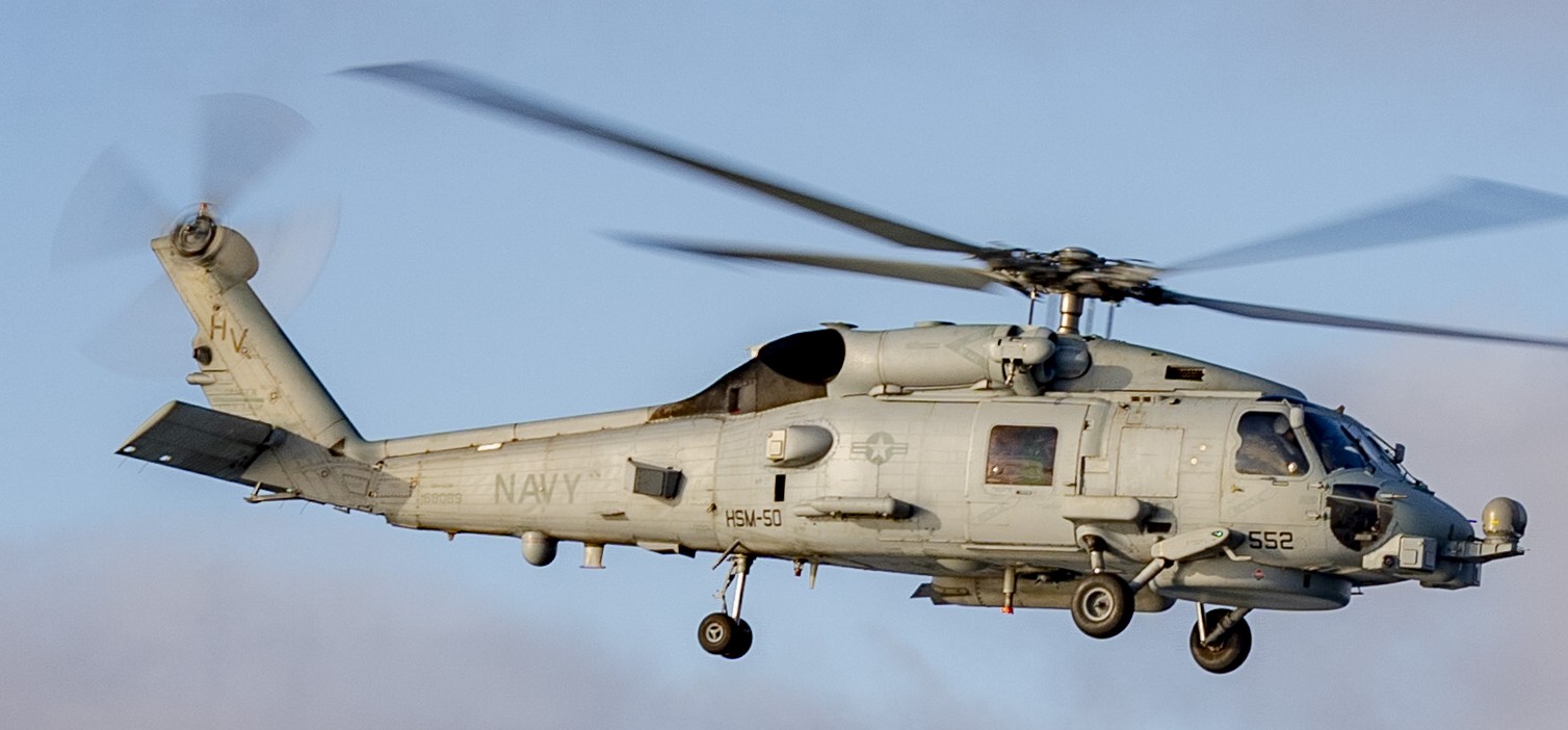 hsm-50 valkyries helicopter maritime strike squadron us navy mh-60r seahawk ddg-79 uss oscar austin 10