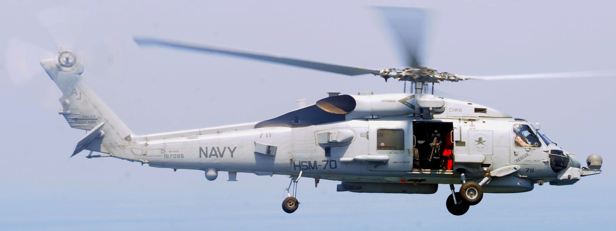 hsm-70 spartans helicopter maritime strike squadron mh-60r seahawk 2014 90 cvw-8