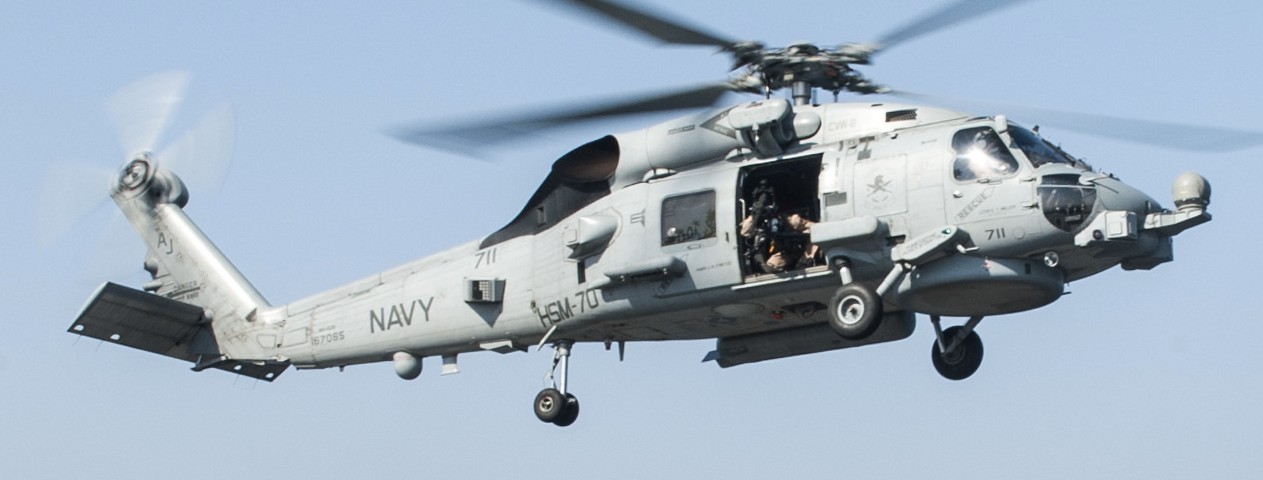 hsm-70 spartans helicopter maritime strike squadron mh-60r seahawk 2014 93 carrier air wing cvw-8