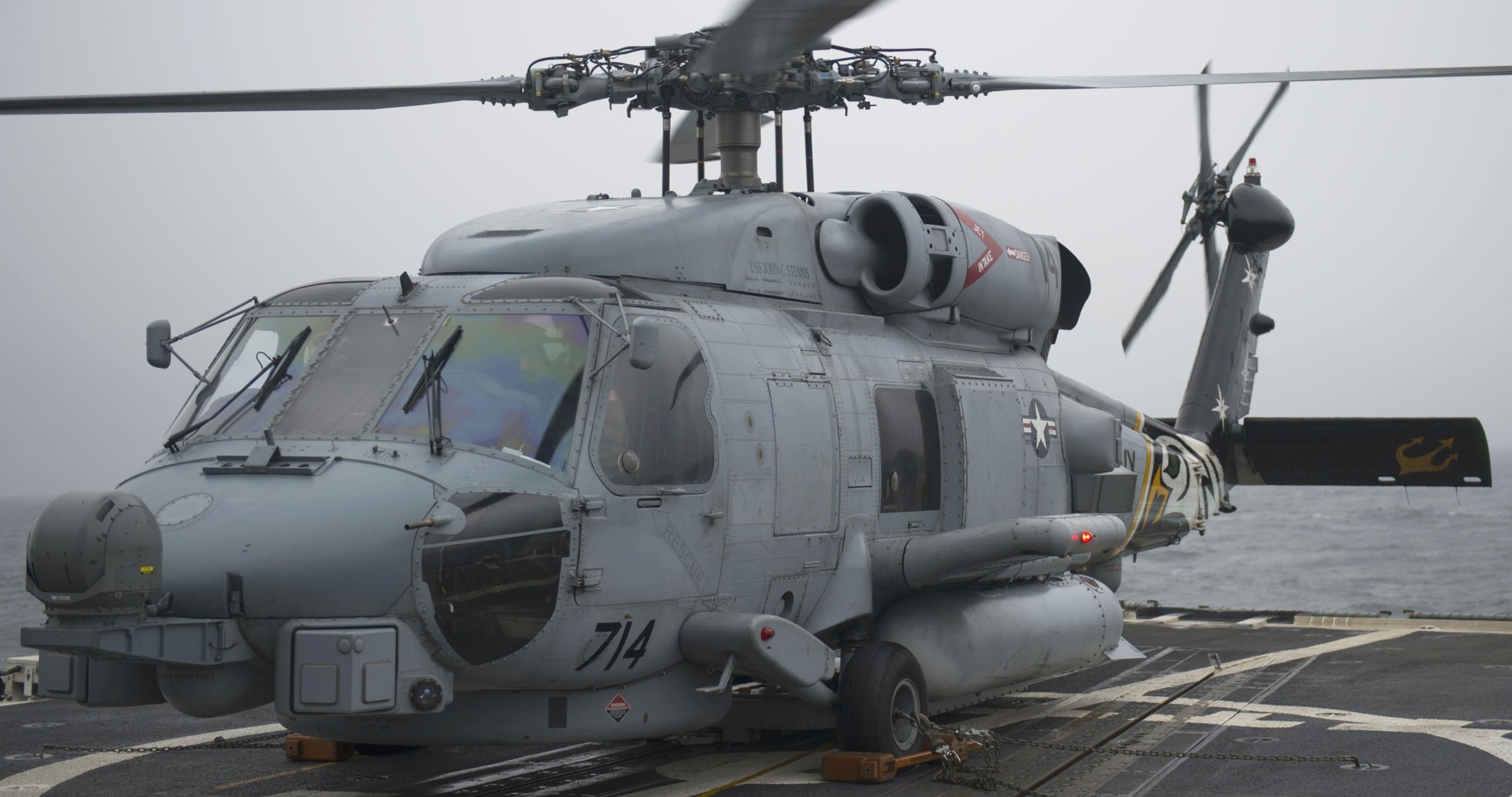 hsm-71 raptors helicopter maritime strike squadron mh-60r seahawk cg-53 uss mobile bay 2018 08