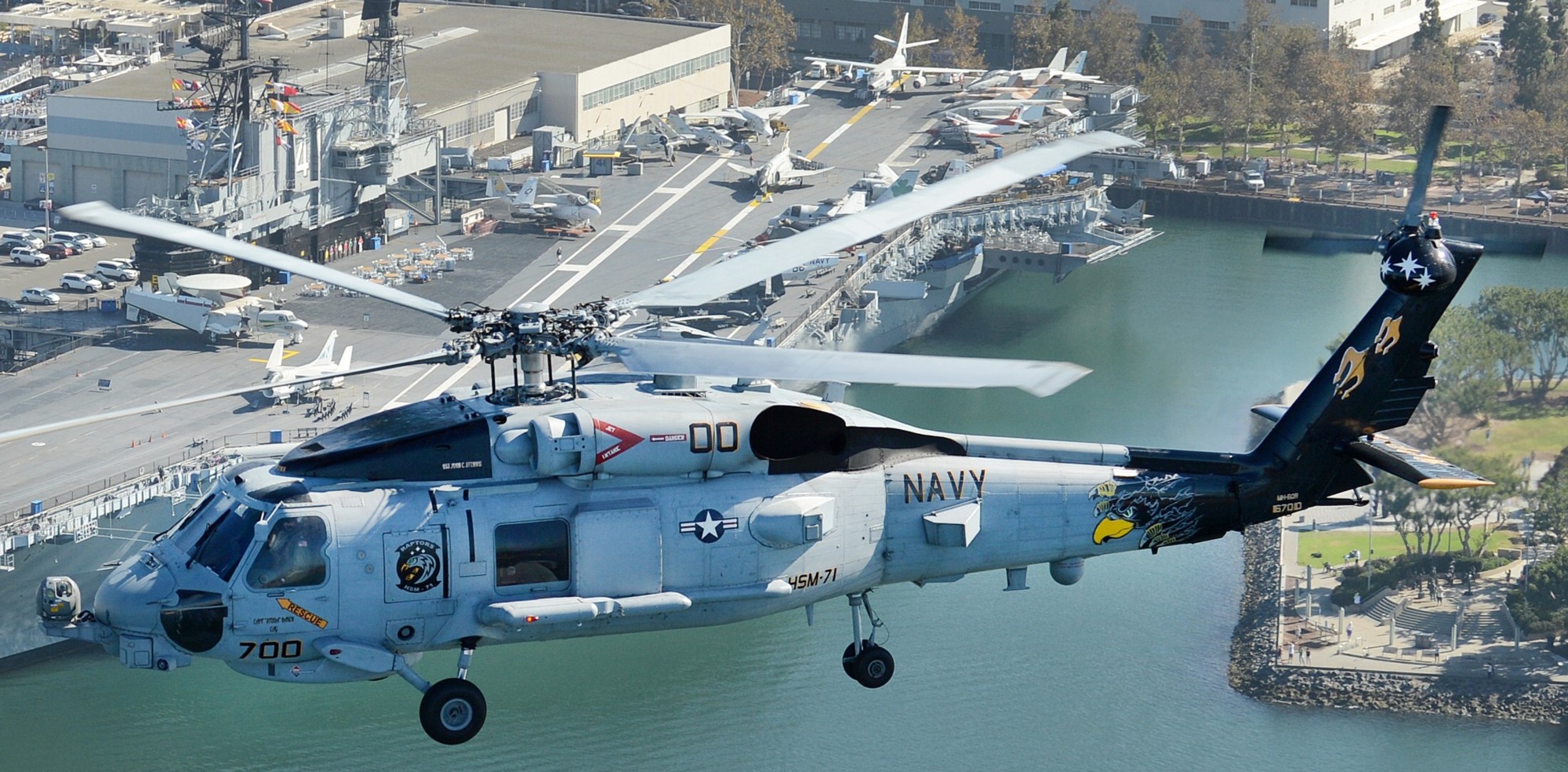 hsm-71 raptors helicopter maritime strike squadron mh-60r seahawk 24