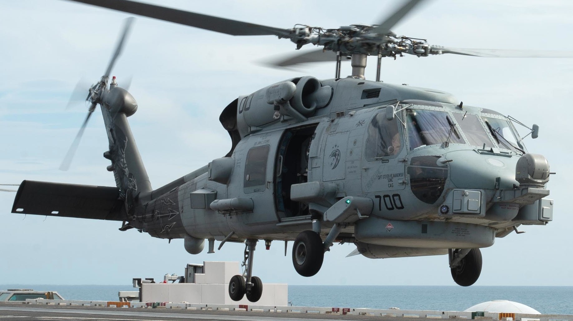 hsm-71 raptors helicopter maritime strike squadron mh-60r seahawk cvw-9 cvn-74 uss john c. stennis 33