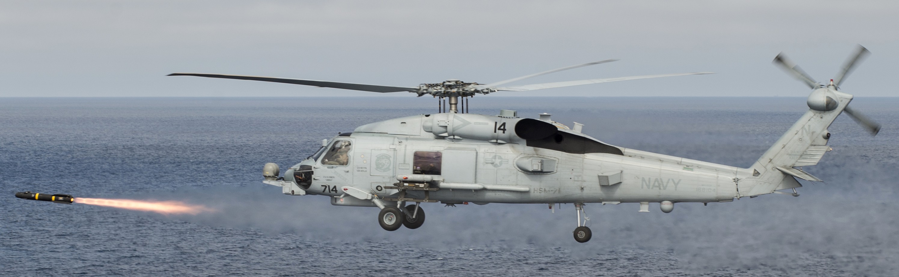 hsm-71 raptors helicopter maritime strike squadron mh-60r seahawk navy 2015 48 agm-114 hellfire missile