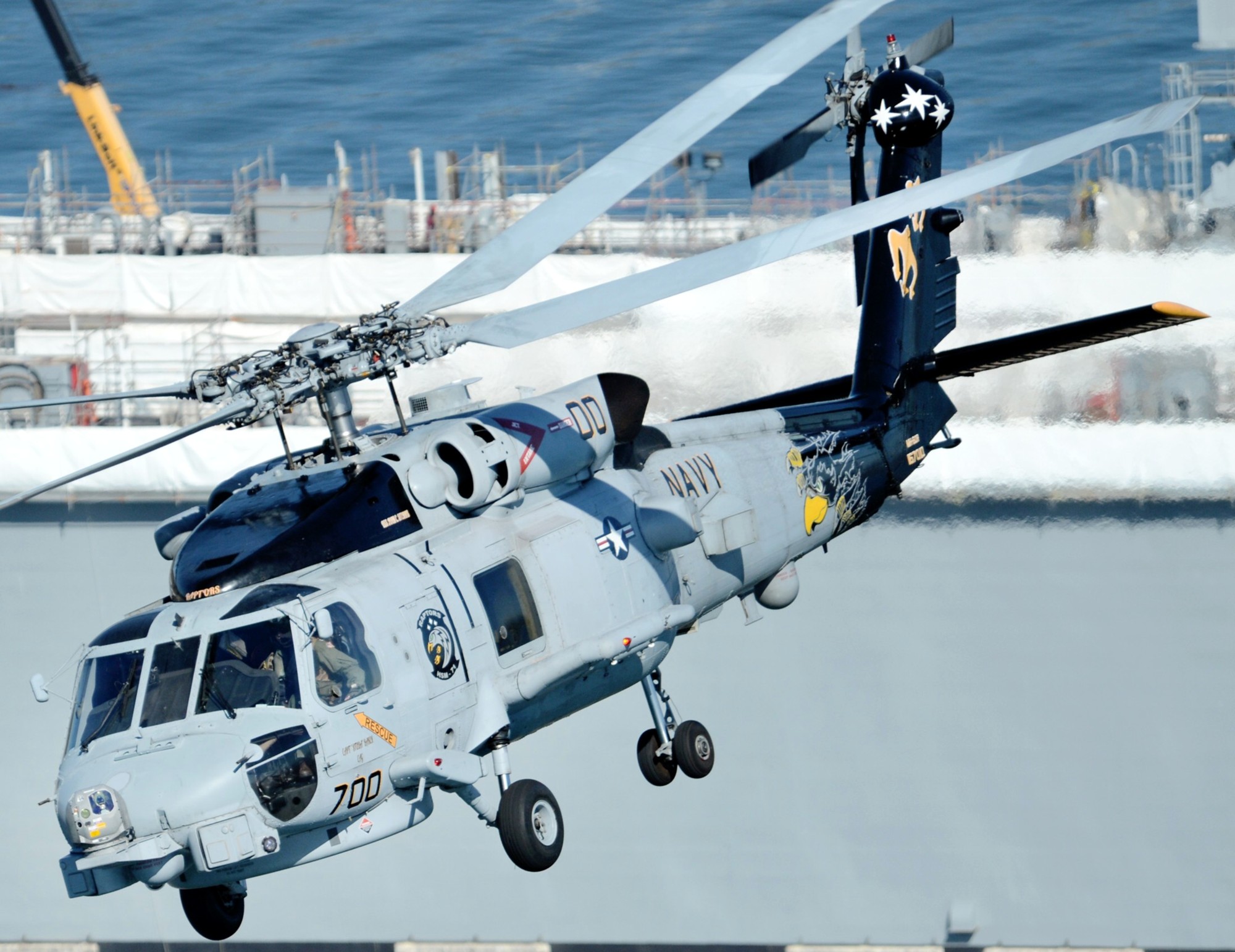 hsm-71 raptors helicopter maritime strike squadron mh-60r seahawk 51
