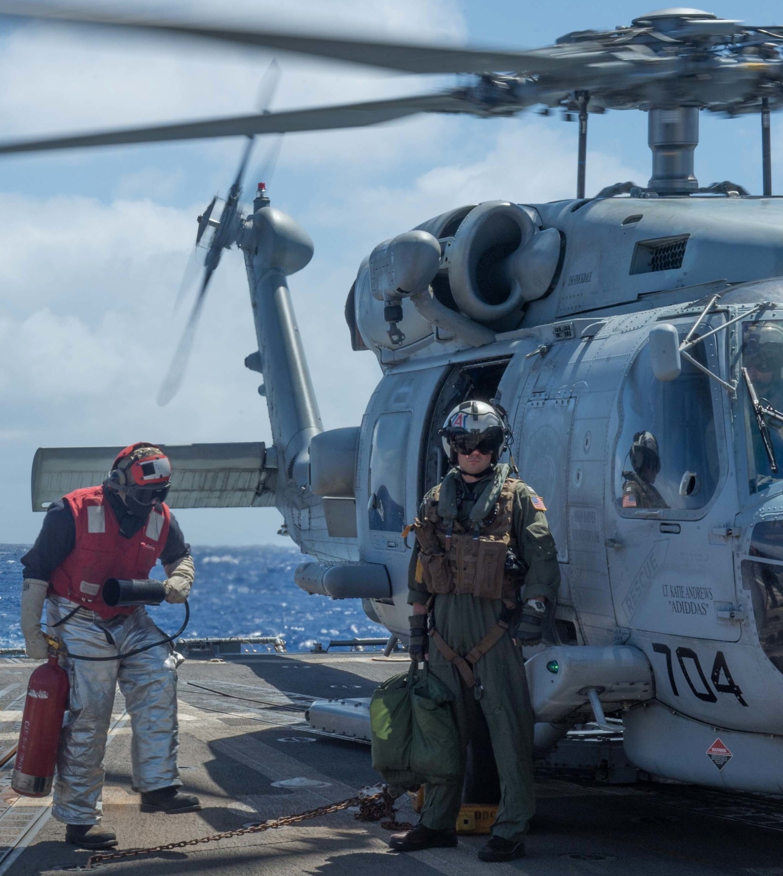 hsm-71 raptors helicopter maritime strike squadron mh-60r seahawk navy 2016 75 uss stockdale ddg-106