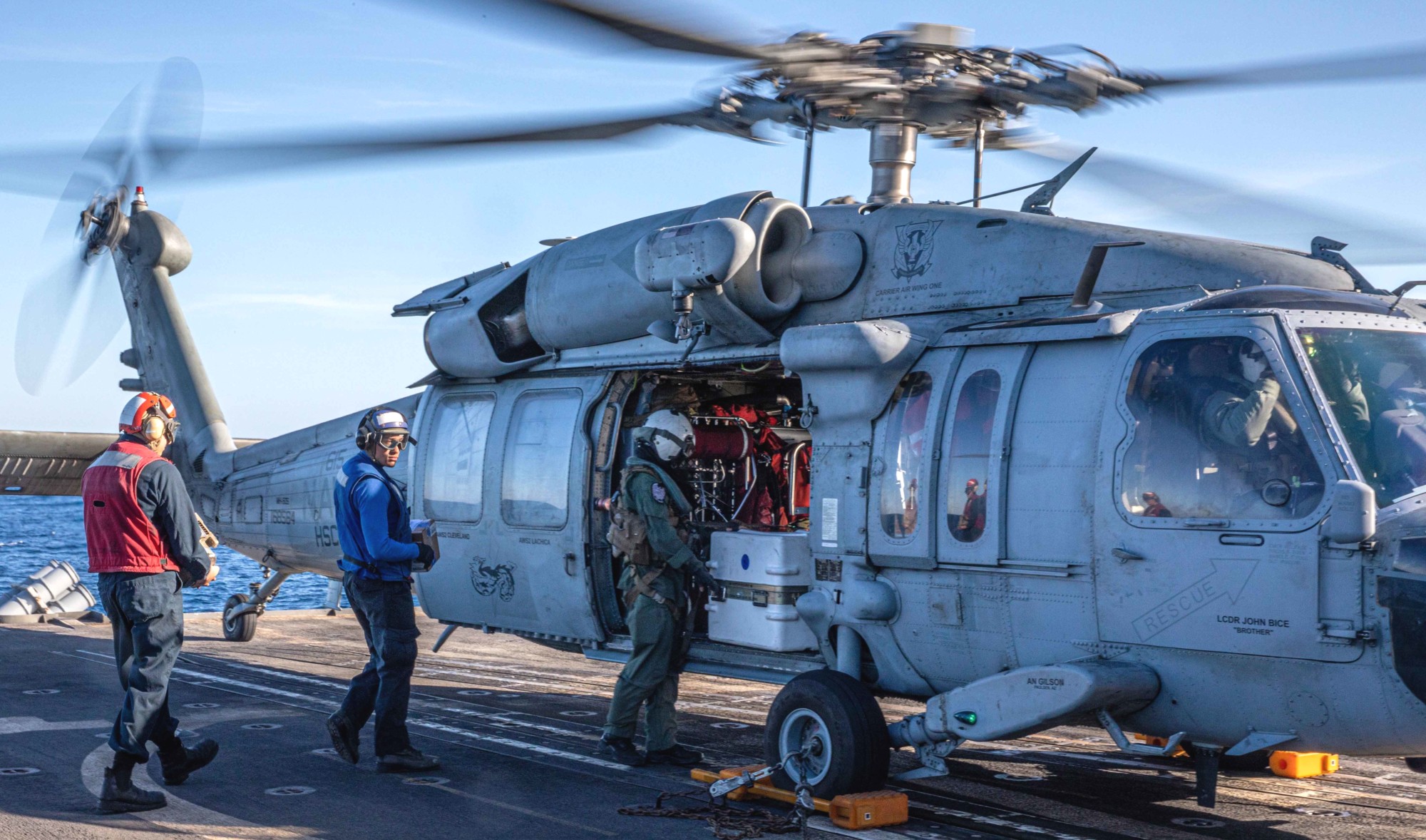 hsm-72 proud warriors helicopter maritime strike squadron mh-60r seahawk carrier air wing cvw-1 cg-56 uss san jacinto 66