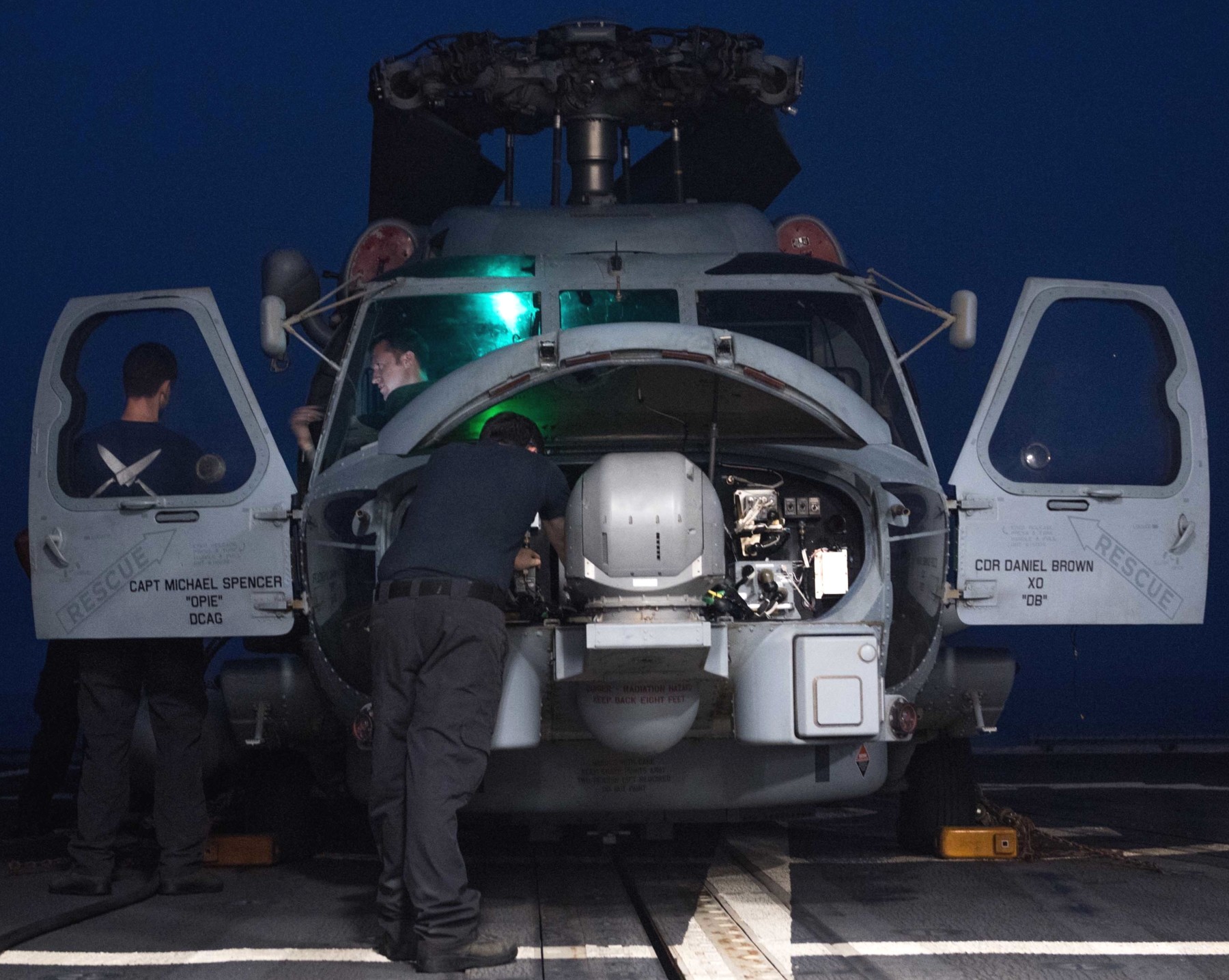 hsm-75 wolf pack helicopter maritime strike squadron mh-60r seahawk cg-59 uss princeton 37