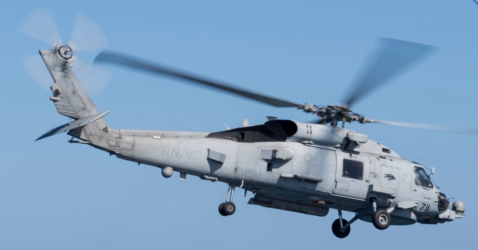 hsm-75 wolfpack helicopter maritime strike squadron us navy mh-60r seahawk 2017 38