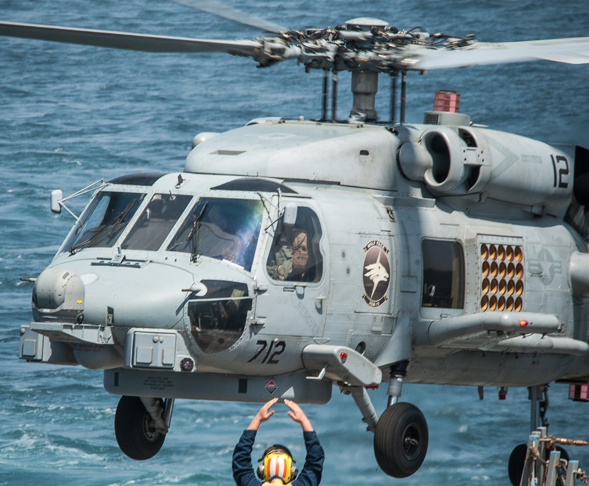 hsm-75 wolfpack helicopter maritime strike squadron us navy mh-60r seahawk 2013 68