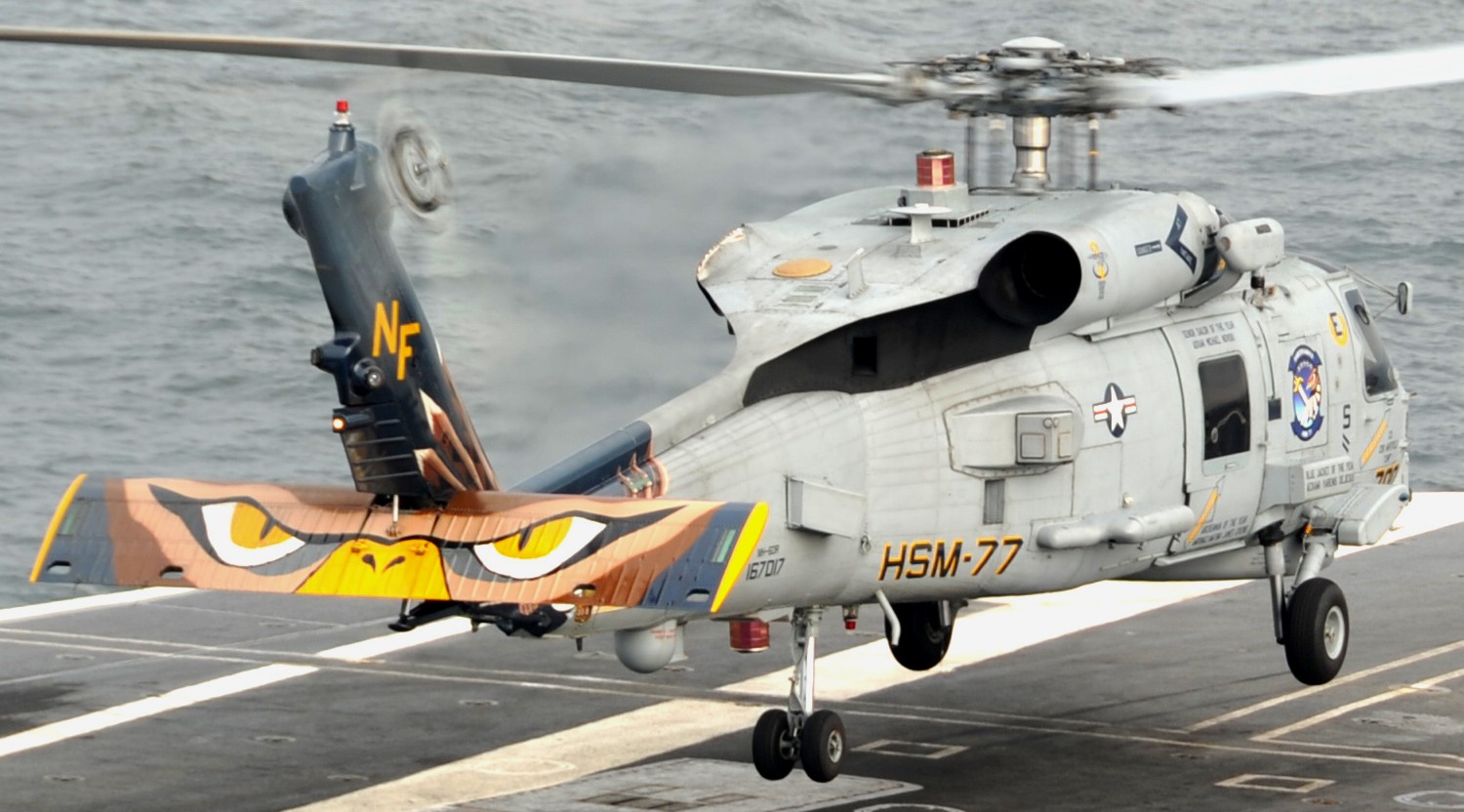 hsm-77 saberhawks helicopter maritime strike squadron mh-60r seahawk us navy 2013 28 special painting color scheme