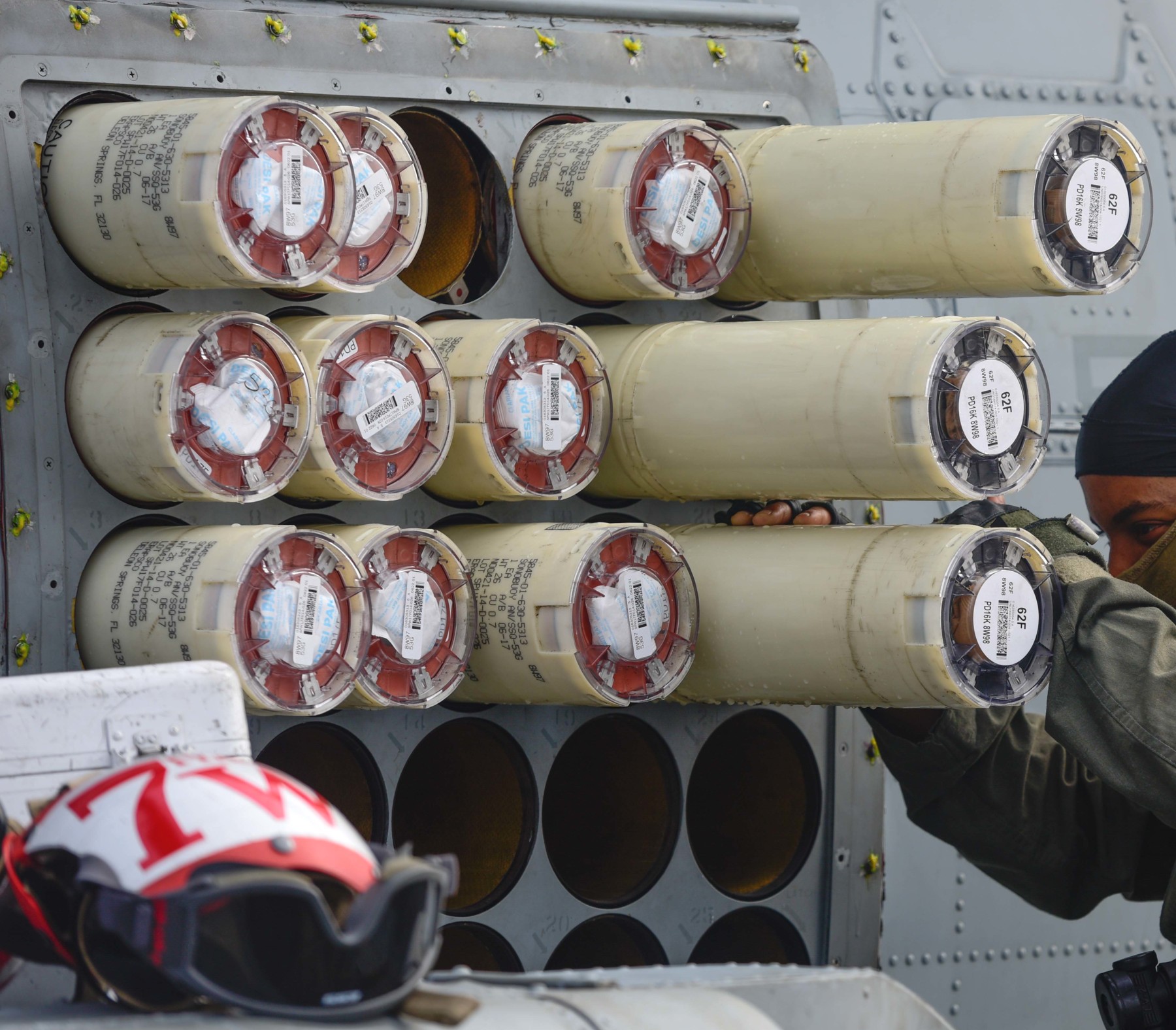 hsm-77 saberhawks helicopter maritime strike squadron mh-60r seahawk an/ssq-53g sonobuoy 44