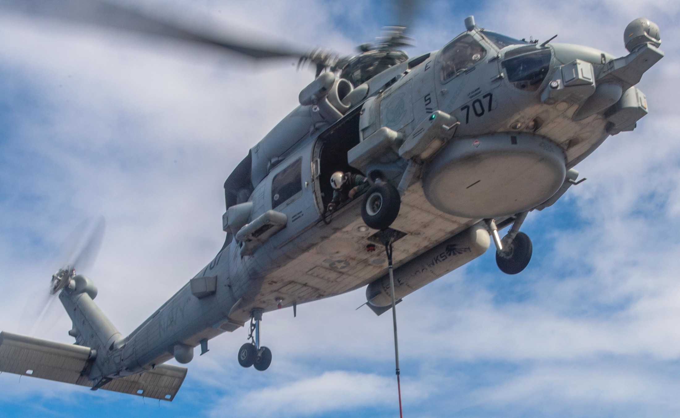 hsm-77 saberhawks helicopter maritime strike squadron mh-60r seahawk cg-54 uss antietam 2020 45