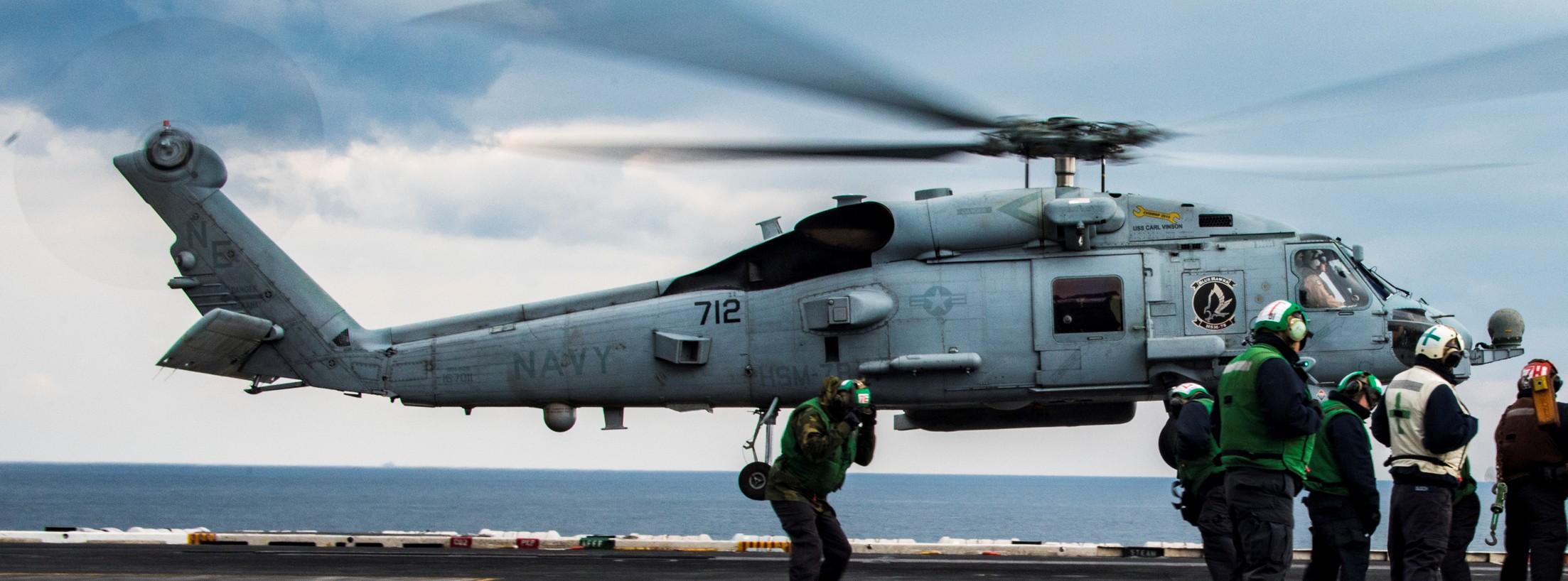 hsm-78 blue hawks helicopter maritime strike squadron mh-60r seahawk us navy 2017 08 carrier air wing cvw-2 uss carl vinson cvn-70