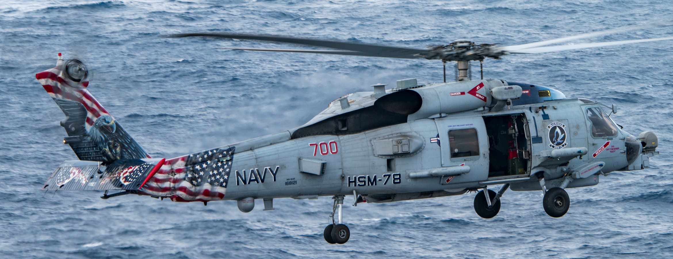 hsm-78 blue hawks helicopter maritime strike squadron mh-60r seahawk us navy 2017 10 uss carl vinson cvn-70 cvw-2