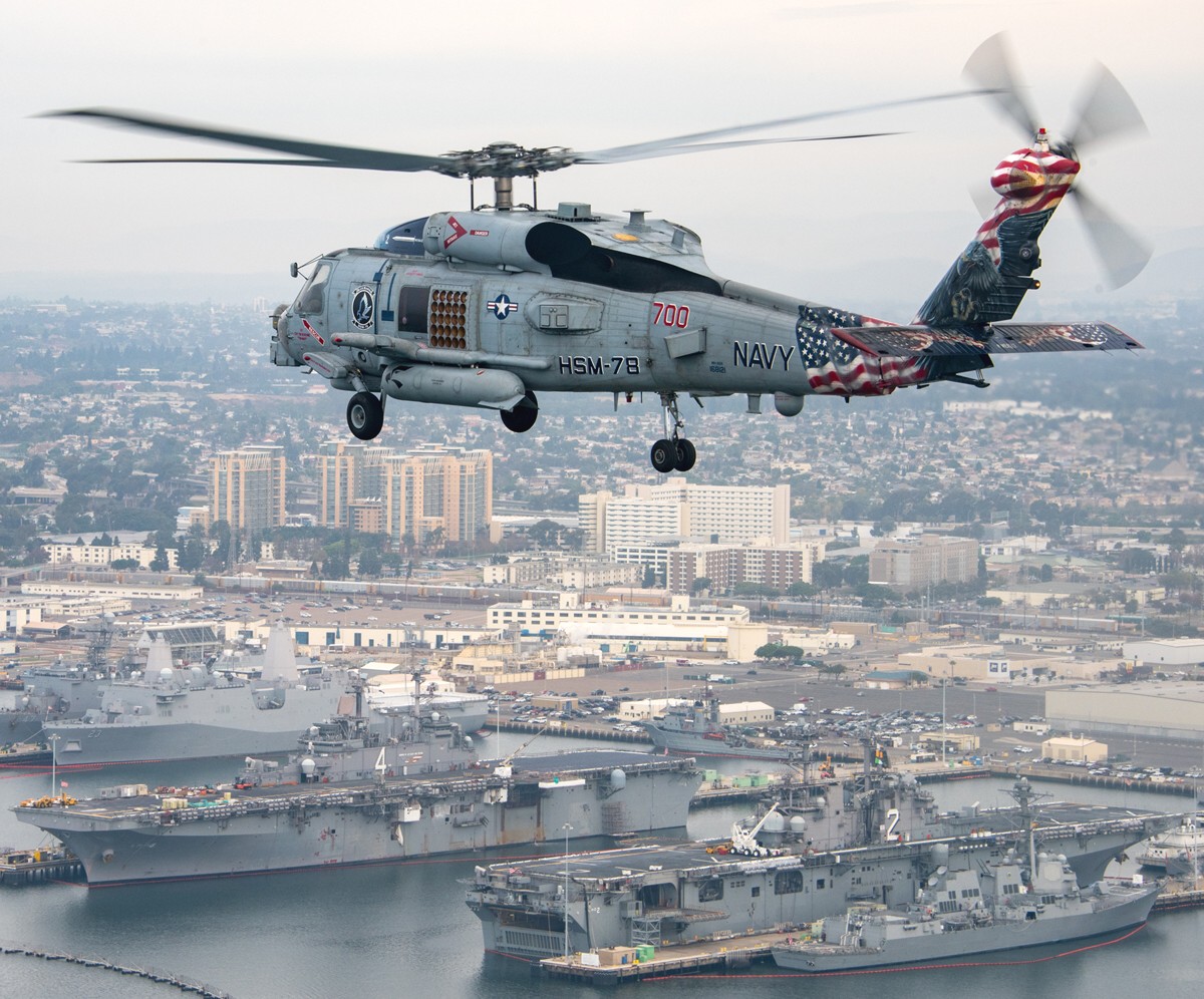 hsm-78 blue hawks helicopter maritime strike squadron mh-60r seahawk naval base san diego 12