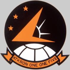 va-115 eagles arabs crest insignia patch badge attack squadron atkron us navy intruder skyraider