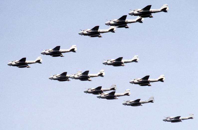 attack squadron va-115 eagles a-6e intruder carrier air wing cvw-5 uss independence cv 62 atkron yokosuka