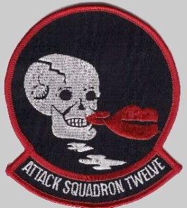 va-12 flying ubangis clinchers patch crest insignia badge attack squadron atkron