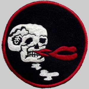 va-12 flying ubangis clinchers insignia crest patch badge attack squadron atkron us navy