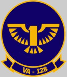 va-128 golden intruders insignia patch crest badge attack squadron atkron us navy