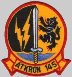 va-145 swordsmen insignia patch crest badge attack squadron us navy atkron